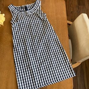 Talbots gingham sleeveless dress